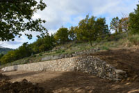 Construire un mur en pierres