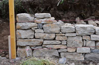 mur en pierres seches