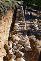 muret en pierres seches