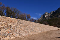 Mur en pierres sèches